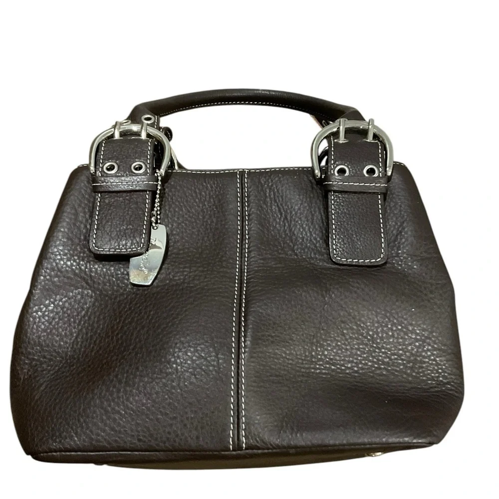 Tignanello Brown Leather Handbag